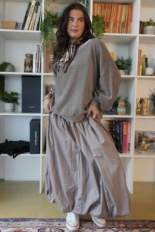 Terry B Classic Sweatshirt Mocha
